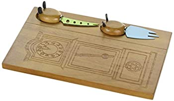 【中古】【輸入品・未使用】Peterson Housewares 181053 ヒッコリー ディコリー ドック 2ネズミ チーズセット サービングフォーク 11.471.2インチ ブラウン|スカイマーケットプラス