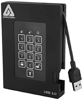 【中古】【輸入品・未使用】Apricorn Aegis Fortress FIPS 512 GB 140-2 Level 2 Validated 256-Bit Encrypted USB 3 External SSD (A25-3PL256-S512F) by Apricorn [並行輸