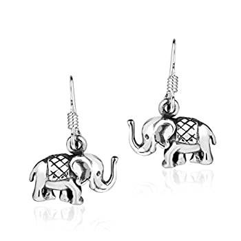 【中古】【輸入品・未使用】Mini Royal Thai Elephant .925 Sterling Silver Earrings