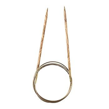 【中古】【輸入品・未使用】Addi オリーブウッド 24インチ（60cm） 円形編み針 US size 15 - (10 mm) unknown