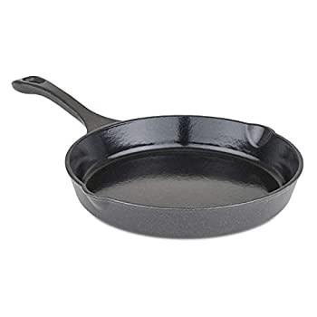 【中古】【輸入品・未使用】Viking 40351-1110 25cm Enamel Cast Iron Fry Pan%カンマ% Small%カンマ% Charcoal