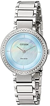 【中古】【輸入品・未使用】[シチズン] Citizen 腕時計 Women's 'Silhouette Crystal' Quartz Stainless Steel Casual Watch%ｶﾝﾏ% Color:Silver-Toned 日本製クォーツ EM048｜スカイマーケットプラス