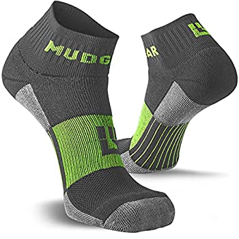 【中古】【輸入品・未使用】MudGear トレイル ランニングソックス メンズ&レディース?-?2足パック アメリカ製 S グレイ