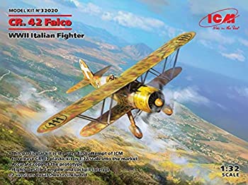 【中古】【輸入品・未使用】ICM 1/32 イタリア空軍 フィアット CR.42 ファルコ プラモデル 32020｜スカイマーケットプラス