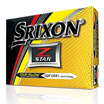 【中古】【輸入品・未使用】SRIXON(スリクソン) ゴルフボール Z-Star Z-Star (ゼットスター) ゴルフボール 3ピース構造 2017 年モデル (1ダース) 並行輸入 イエロー 3ピース｜スカイマーケットプラス