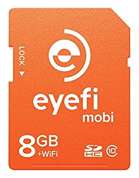【中古】【インポート品・未当てはめる】Eyefi Mobi 8GB SDHC Class 10 Wi-Fi Memory Card with 90-day Eyefi Cloud Service%ｶﾝﾏ% Frustration Free Packaging (MOBI-8-FF) [並行輸入品]