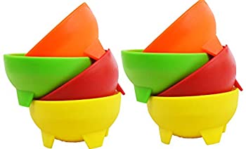 【中古】【輸入品・未使用】Set of 8 Multi Colour Black Duck Brand 11cm Diameter Salsa Bowls - Serving Bowls - Dipping Bowls