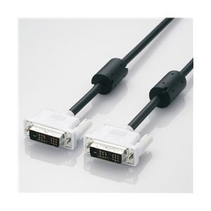 【中古】【輸入品・未使用】エレコム DVIシングルリンクケーブル2.0m/DVI-D24pinオス-DVI-D24pinオス(ブラック) CAC-DVSL20BK AV デジモノ パソコン 周辺機器 ACアダプタ OA