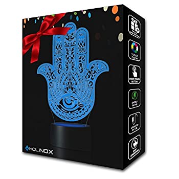 【中古】【輸入品・未使用】[Holinox]Holinox Hamsa Hand Eye lamp%ｶﾝﾏ% LED Lamp wth USB connector%ｶﾝﾏ% Hamsa d?cor%ｶﾝﾏ% Best Christmas Gift%ｶﾝﾏ% Decoration lamp%ｶﾝﾏ 28,180円