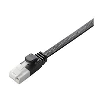【中古】【輸入品・未使用】エレコム EU RoHS指令準拠 ツメ折れ防止フラットLANケーブル(Cat6)/10.0m/ブラック LD-GFT/BK100 AV デジモノ パソコン 周辺機器 ACアダプタ OA｜スカイマーケットプラス