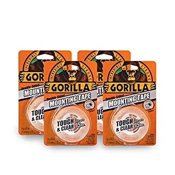 【中古】【輸入品・未使用】ゴリラTough &クリアマウントテープ 4 Pack クリア 6065001-4 4