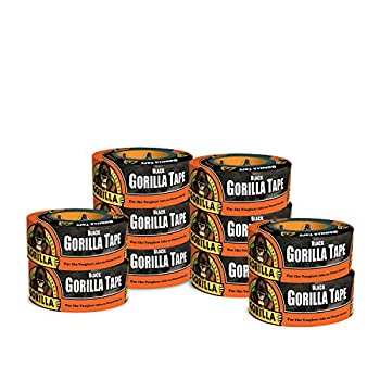【中古】【インポート品・未当て嵌める】Gorilla Tape、黒いこと 導管磁気テープ、1.88in x 12yd、黒いこと 10 Pack 6001203-10 10