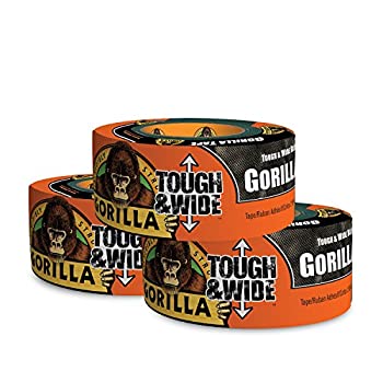 【中古】【インポート品・未当て嵌める】(3 Pack) - Gorilla Tape%ｶﾝﾏ% Black Tough \u0026 Wide Duct Tape%ｶﾝﾏ% 7.3糎 x 30 ヤード%ｶﾝﾏ% Black%ｶﾝﾏ% (Pack of 3)