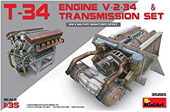 【中古】【輸入品・未使用】ミニアート 1/35 T-34エンジン V-2-34 & トランスミッションセット プラモデル MA35205|スカイマーケットプラス