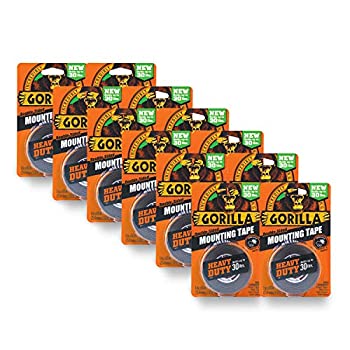 【中古】【輸入品・未使用】Gorilla取り付けテープ 頑丈 12 Pack ブラック 6055001-12 12
