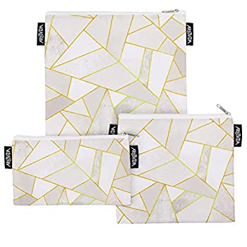 【中古】【輸入品・未使用】[アートオブランチ]Art of Lunch Reusable Sandwich \u0026 Snack Baggies by Set of 3 Designer Sandwich Bags%ｶﾝﾏ% Art Supply Bags%ｶﾝﾏ% [並行輸入