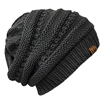 【中古】【輸入品・未使用】Wrapables Knitted Slouchy Beanie Beret%ｶﾝﾏ% Dark Gray%ｶﾝﾏ% Dark Gray [並行輸入品]｜スカイマーケットプラス