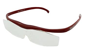 【中古】【輸入品・未使用】Hazuki Loupe Magnifier Clear Lenses Red [並行輸入品]