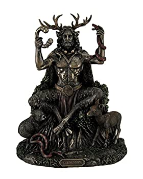 【中古】【輸入品・未使用】Resin Statues Cernunnos Celtic Horned God Of Animals And The Underworld Statue 23cm 7 X 22cm X 14cm Bronze|スカイマーケットプラス