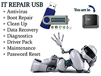 【中古】【輸入品・未使用】IT Computer Repair - Antivirus Recovery Password Reset PC Repair Drivers Bootable Boot USB Flash Thumb Drive [並行輸入品]画像