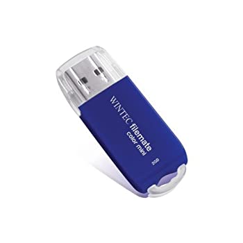 【中古】【インポート品・未当て嵌める】Wintec Filemate Color mini 2 GB USB 2.0 Flash Drive - Blue [並行輸入品]