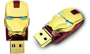 【中古】【輸入品・未使用】64 Gb USB 2.0 Memory Stick Flash Pen Drive Unique Iron Man Model Enough Memory [並行輸入品]画像
