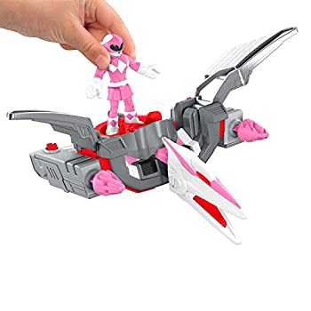 【中古】【インポート品・未当て嵌める】Fisher-Price Imaginext Power Rangers Pink Ranger \u0026 Pterodactyl Zord [並行輸入品]