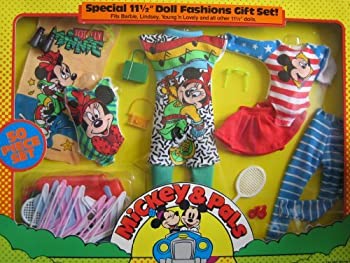 【中古】【輸入品・未使用】MICKEY & PALS Special 11-1/2%ﾀﾞﾌﾞﾙｸｫｰﾃ% DOLL FASHIONS Gift Set w Accessories Fits Barbie%ｶﾝﾏ% Lindsey%ｶﾝﾏ% Young 'n Lovely & 11-1/2%ﾀﾞﾌ