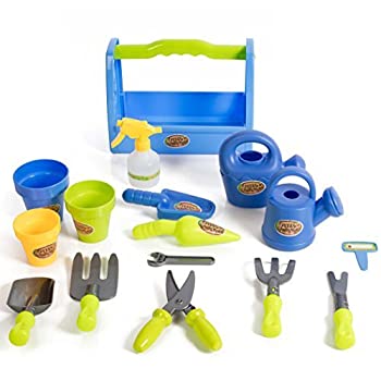 【中古】【輸入品・未使用】My first Little Gardening Tool Box 16 pc's Toy Gardening Tools Set for Kids [並行輸入品]