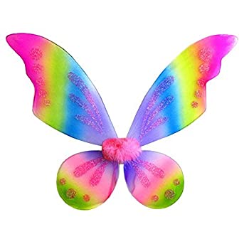 【中古】【輸入品・未使用】WeGlow International 23%ﾀﾞﾌﾞﾙｸｫｰﾃ% Rainbow Pixie Fairy Wing [並行輸入品]｜スカイマーケットプラス 64,407円