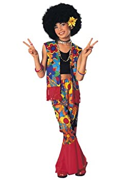 【中古】【輸入品・未使用】Big Girls' Flower Power Hippie Costume Large [並行輸入品]