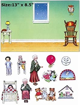 【中古】【輸入品・未使用】Say Goodnight Moon Felt Figures for Flannelboard Stories - Precut & Ready to Use [並行輸入品]｜スカイマーケットプラス