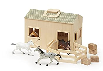 【中古】【輸入品・未使用】Melissa & Doug Fold and Go Stable [並行輸入品]