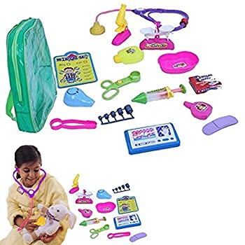 【中古】【輸入品・未使用】Dazzling Toys Kids 25 Pcs. Doctor Set - Set Contains a Kit to Hold the Doctor Tools When Store It [並行輸入品]