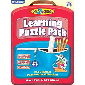 【中古】【輸入品・未使用】ROM07520 Off 2 School Learning Puzzle Pack by Cosmi [並行輸入品]