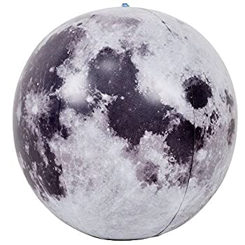 【中古】【輸入品・未使用】12 x 12 x 12 A New 3D Moon ball Inflates Balls Fun Summer Gift For Children or Adults Earth Natural Satellite Model Suitable for Scienc