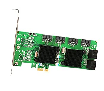 【中古】【インポート品・未当てはめる】Syba PCI-Express 8-Port Internal SATA 6Gbps Dual Chipset PCI-E V2.0 x 1 Slot Controller Card SD-PEX40104 [並行輸入品]