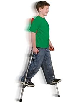 【中古】【輸入品・未使用】Geospace Walkaroo JR. Lightweight Stilts with Ergonomic Design by Air Kicks%ｶﾝﾏ% 110 Lbs. Max. (Aluminum) [並行輸入品]