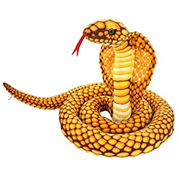 【中古】【輸入品・未使用】Jesonn Realistic Giant Stuffed Animals Naja Nivea Cape Cobra Plush Toys Snake%ｶﾝﾏ%98%ﾀﾞﾌﾞﾙｸｫｰﾃ% Long%ｶﾝﾏ%1PC [並行輸入品]
