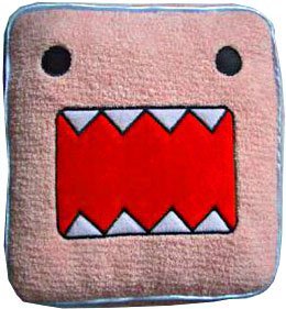 【中古】【輸入品・未使用】Licensed 2 Play Domo Face Pillow%ｶﾝﾏ% Pink [並行輸入品]