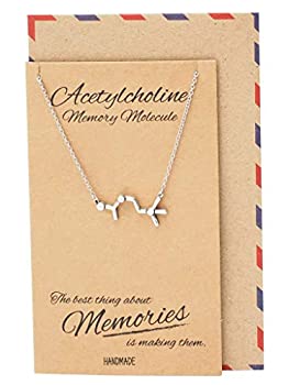 【中古】【輸入品・未使用】Quan Jewelry DNAネックレス 化学ギフト アセチルコリン ハンドメイドネックレス 女性用誕生日プレゼント 16~18インチ 14,401円