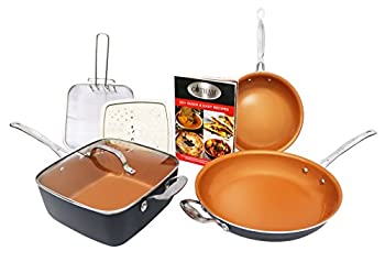 【中古】【輸入品・未使用】Gotham Steel Tastic Bundle 7 Piece Set Titanium Ceramic Pan%カンマ% Copper by GOTHAM STEEL|スカイマーケットプラス