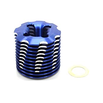 【中古】【輸入品・未使用】Kyosho GS21R SP Cylinder Head%ｶﾝﾏ% Blue [並行輸入品]