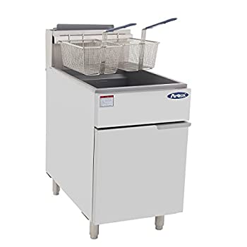 【中古】【インポート品・未当て嵌める】atosa atfs-75?Heavy Duty 75?重量ポンド Deep Fryer%ｶﾝﾏ% Split Pot by ATOSA USA