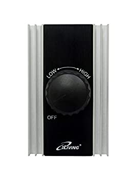 【中古】【輸入品・未使用】iLIVING ILG8SFSC ソリッドステート可変 調整可能 精密ファンスピードコントローラー 120V 8A ブラック