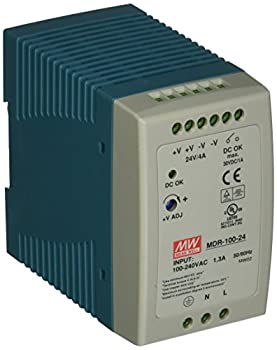 【中古】【輸入品・未使用】MEAN WELL MDR-100-24 AC to DC DIN-Rail Power Supply%ｶﾝﾏ% 24V%ｶﾝﾏ% 4 Amp%ｶﾝﾏ% 96W%ｶﾝﾏ% 1.5%ﾀﾞﾌﾞﾙｸｫｰﾃ% [並行輸入品]｜スカイマーケットプラス