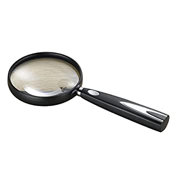 【中古】【輸入品・未使用】Magnifier G-888-090 Microscope 88mm Handheld Loupe Magnifying Glass Loupe Read Work Jewelry Diamond 21.5x9.4x1.7cm [並行輸入品]
