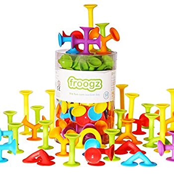 【中古】【輸入品・未使用】Froogz - 50 Piece Suction Toy Construction Set | Building Kit [並行輸入品]｜スカイマーケットプラス