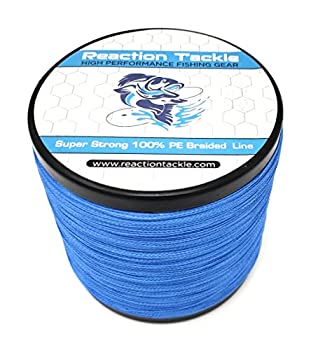 【中古】【輸入品・未使用】(14kg (1500 yards)%ｶﾝﾏ% Dark Blue) - Reaction Tackle High Performance Braided Fishing Line (Various Colours)｜スカイマーケットプラス