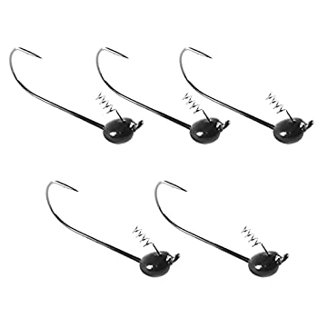 【中古】【輸入品・未使用】(1/4 (4 per pack)%ｶﾝﾏ% Black) - Reaction Tackle Tungsten Shaky Head Jig